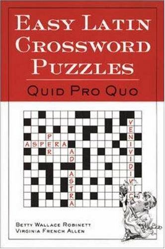 Easy Latin Crossword Puzzles: Quid Pro Quo