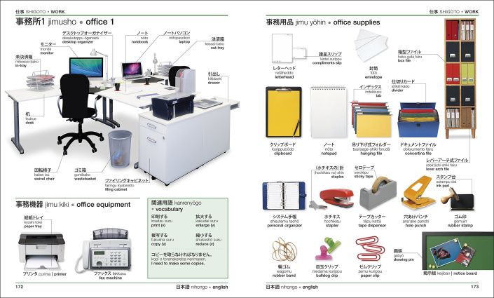 Japanese English Bilingual Visual Dictio